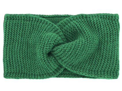 Dámska zimná čelenka - Fiebig Emerald