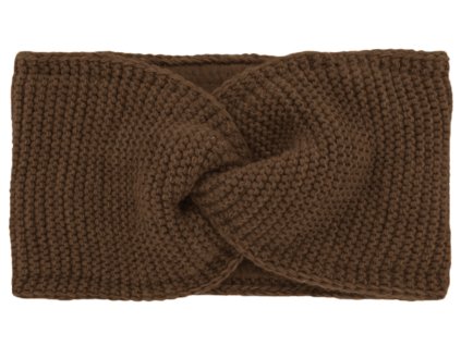 Dámska zimná čelenka - Fiebig Brown