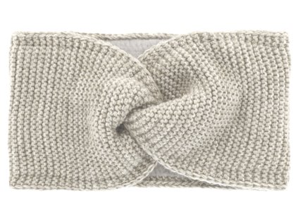 Dámska zimná čelenka - Fiebig béžová