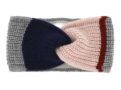 Dámska zimná čelenka - Fiebig Navy Blue