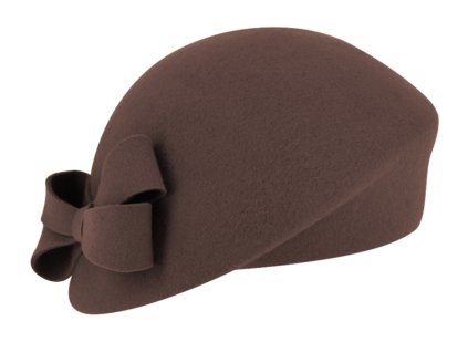 Dámska hnedá plstená lodička Fiebig