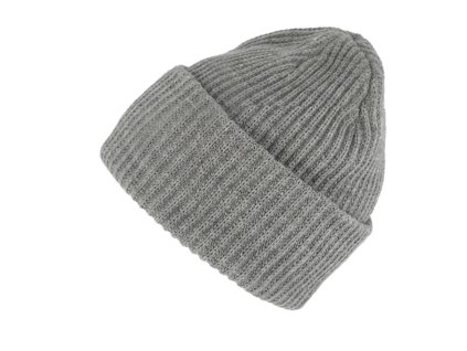 Objemná pletená zimná čiapka - Fiebig Sivá