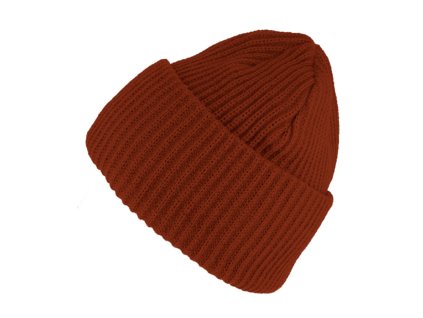 Objemná pletená zimná čiapka - Fiebig Zimt