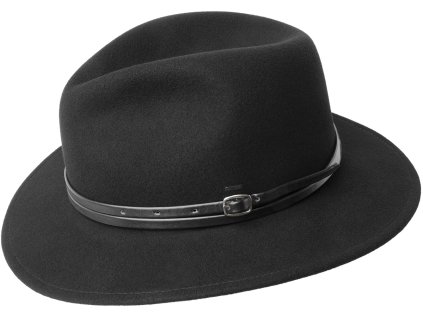 Bailey – čierny rolovací klobúk LiteFelt