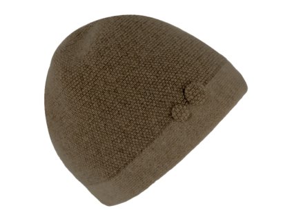 Vlnená čiapka s gombíkmi Fiebig