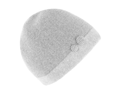 Vlnená čiapka s gombíkmi Fiebig