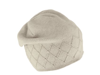 Béžová viskózová čiapka Fiebig