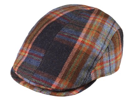 Zimná pánska šiltovka s klapkami na uši od Fiebig - džínsová modrá