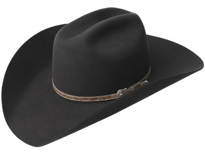 Čierny kovbojský klobúk Bailey Roderick z vlny – western USA