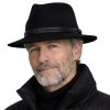 4626 pansky zimni cerny klobouk cestovni klobouk fiebig