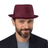8268 1 plsteny klobouk porkpie fiebig bordo klobouk