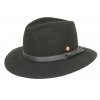 Cestovný nekrčivý vodeodolný čierny klobúk Mayser - Marvin Mayser