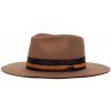 Hnedý plstený klobúk so širokou strieškou - americký klobúk Goorin Bros. - kolekcia Midnight Sky