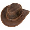 Kožený western klobúk - Crazy Horse