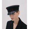Kapitánka Ruslan Baginskiy - Ruslan Baginskiy Black Wool Baker Boy Cap