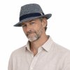Letný modrý fedora klobúk od Fiebig - Cestovateľ Toyo