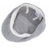 Letná ľanová šedá bekovka - driver cap - od CTH Ericson - Edward