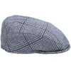 Jesenná šedá kockovaná bekovka od Mayser - vlnená jarná bekovka s mäkkým šiltom - Vincent Soft