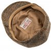 Zimná vlnená bekovka - driver cap od CTH Ericson - Harris Tweed Camel