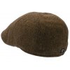 Pánska zimná hnedá tvídová vlnená bekovka - Luke Moon Vintage Brown - Ivy Cap