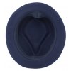 Modrý klobúk trilby - Goorin Bros Evergreen