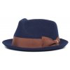 Modrý klobúk trilby - Goorin Bros Evergreen