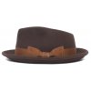 Hnedý trilby klobúk s hnedou stuhou - Goorin Bros Fabyan Park