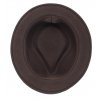 Hnedý trilby klobúk s hnedou stuhou - Goorin Bros Fabyan Park