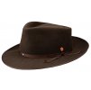 Hnedý klobúk Mayser - limitovaná kolekcia Udo Lindenberg