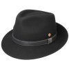 Cestovný nekrčivý vodeodolný čierny klobúk Mayser - Denver Traveller