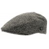 Zimná vlnená bekovka - driver cap od CTH Ericson - Harris Tweed Black