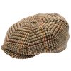 Vlnená tvídová bekovka 8-panel od CTH Ericson - Alan Harris Tweed Glen Check