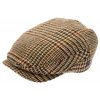 Zimná vlnená bekovka - driver cap od CTH Ericson Lucas - Harris Tweed Glen Check