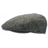 Zimná vlnená bekovka - driver cap od CTH Ericson Spencer - Harris Tweed Black