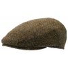 Zimná vlnená bekovka - driver cap od CTH Ericson Spencer - Harris Tweed Green