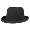 Čierny pánsky homburg - klobúk Mayser Homburg - limitovaná kolekcia