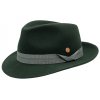Cestovný nemačkavý nepremokavý zelený klobúk Mayser - Maleo Mayser