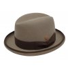 Béžový pánsky homburg - klobúk Mayser Homburg - limitovaná kolekcia