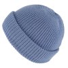 Modrá unisex čiapka Fiebig - 100% vlna Merino - docker