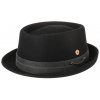 Plstený klobúk porkpia - Mayser - čierny klobúk Gareth