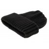 Zimná čierna unisex čiapka CTH Ericson - 100% vlna - Nelson Wool Knit
