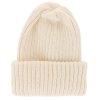 Biela unisex čiapka CTH Ericson - 100% vlna - Nelson Wool Knit