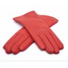 Dámske červené kožené rukavice vlnená podšívka - Carlsbad Hat