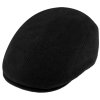 Pánska čierna vlnená zimná čiapka - ušné klapky (vlna a sympatex)