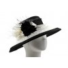 Luxusný slávnostný klobúk - Marone