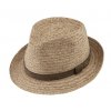 Unisex letný klobúk Trilby značky Fiebig - Camel