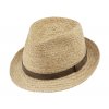 Unisex letný klobúk Trilby značky Fiebig - béžový