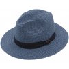 Letný modrý klobúk bez pokrievky - Fedora Toyo