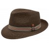 Hnedý crushable (nekrčivý) letný klobúk Trilby - Mayser Maleo, UV faktor 80