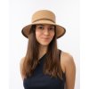 Luxusný dámsky nemačkavý béžový klobúk Fedora - ručne šitý, UV faktor 80 -  Mayser eileen